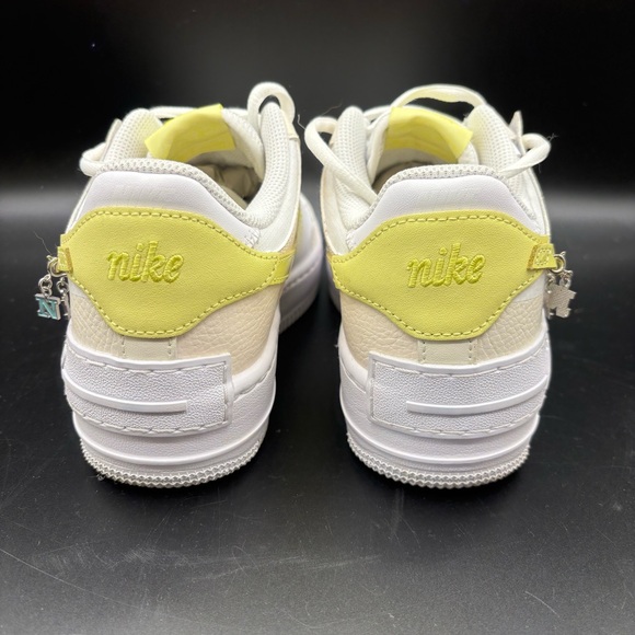 Air Force 1 Shadow SE Women’s Shoe Pale Ivory Lt Zitron Box Included Charms 7 - Picture 6 of 14